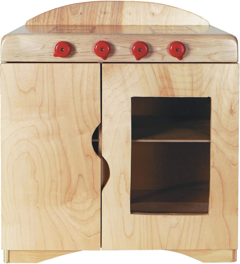 250146 Stove Furniture, Oak, 27-3/4" x 14-1/4" x 24", Natural Wood Tone