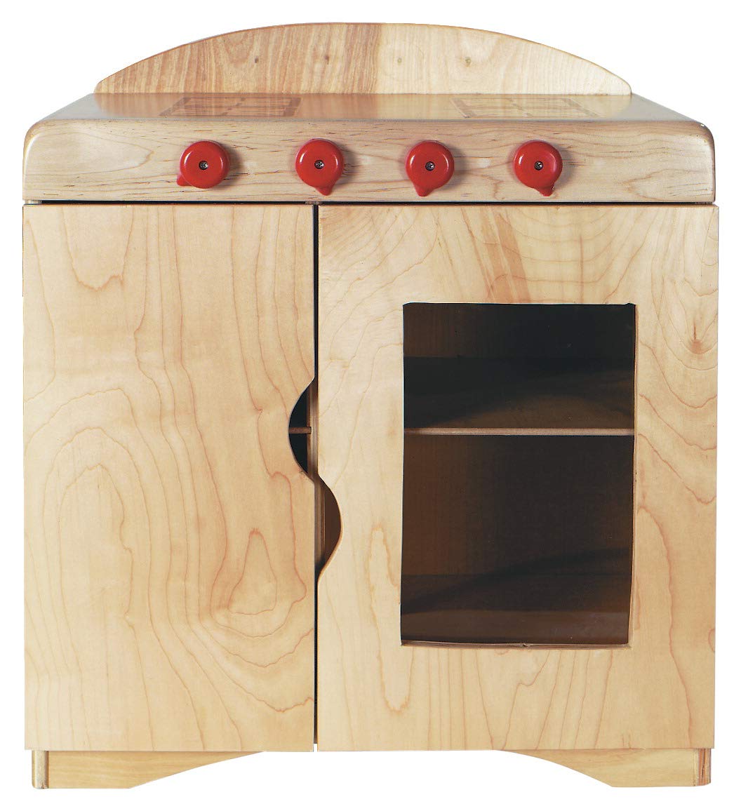 250146 Stove Furniture, Oak, 27-3/4" x 14-1/4" x 24", Natural Wood Tone