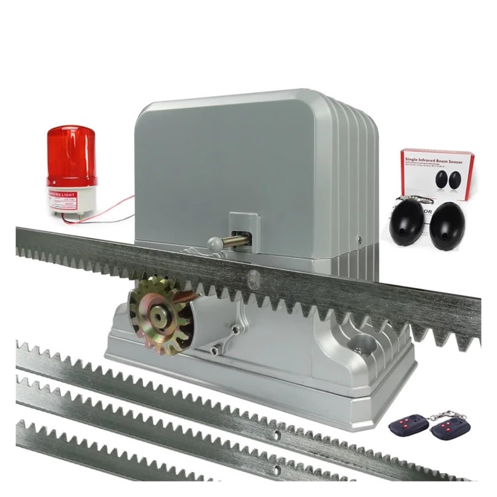 Kit sistema di sicurezza hardware per apricancello Eccellenza Uso Cremagliera con cerniera in acciaio Sposta apricancello Porte Automazione Macchina for cancelli scorrevoli scorrevoli Resistente al fr