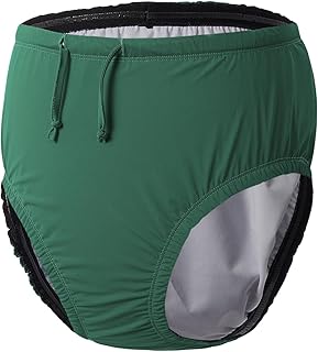 Youth/Big Kids Special Needs Swim Diapers Reusable Swimwear for Incontinence Cloth Diaper Covers Waterproof,Leakproof(Green,3-4T)
