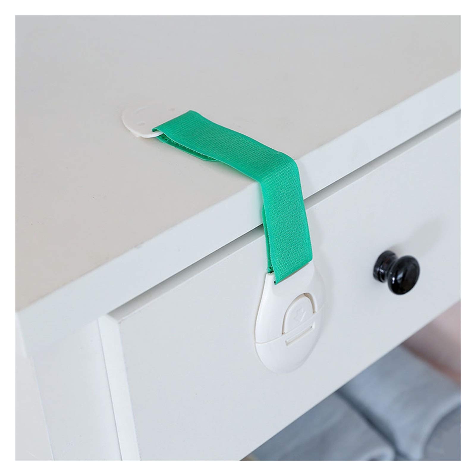Cerradura Cerradura de Seguridad 5 Piezas Cerradura de Seguridad para niños Cerradura de cajón de Seguridad Protección contra Muebles Gabinete Puerta Cerradura Ventana Cajones Prot