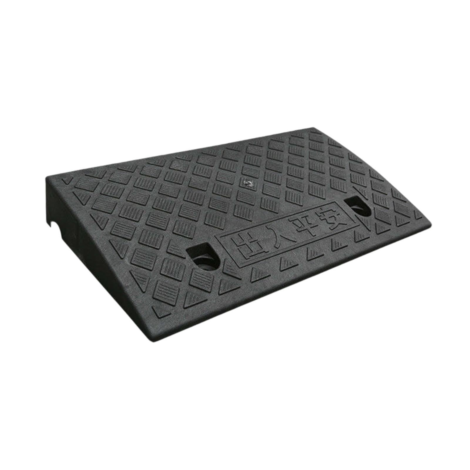 CALANDIS™ Curb Ramp Portable Driveway Curb Ramp for Motorcycle Mowers Hand Trucks H 8cm Black | Access Ramps | Mobility Furniture & Fixtures | Medical, Mobility & Disability-image-4