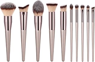 10 brochas cosméticas para maquillaje, pincel...