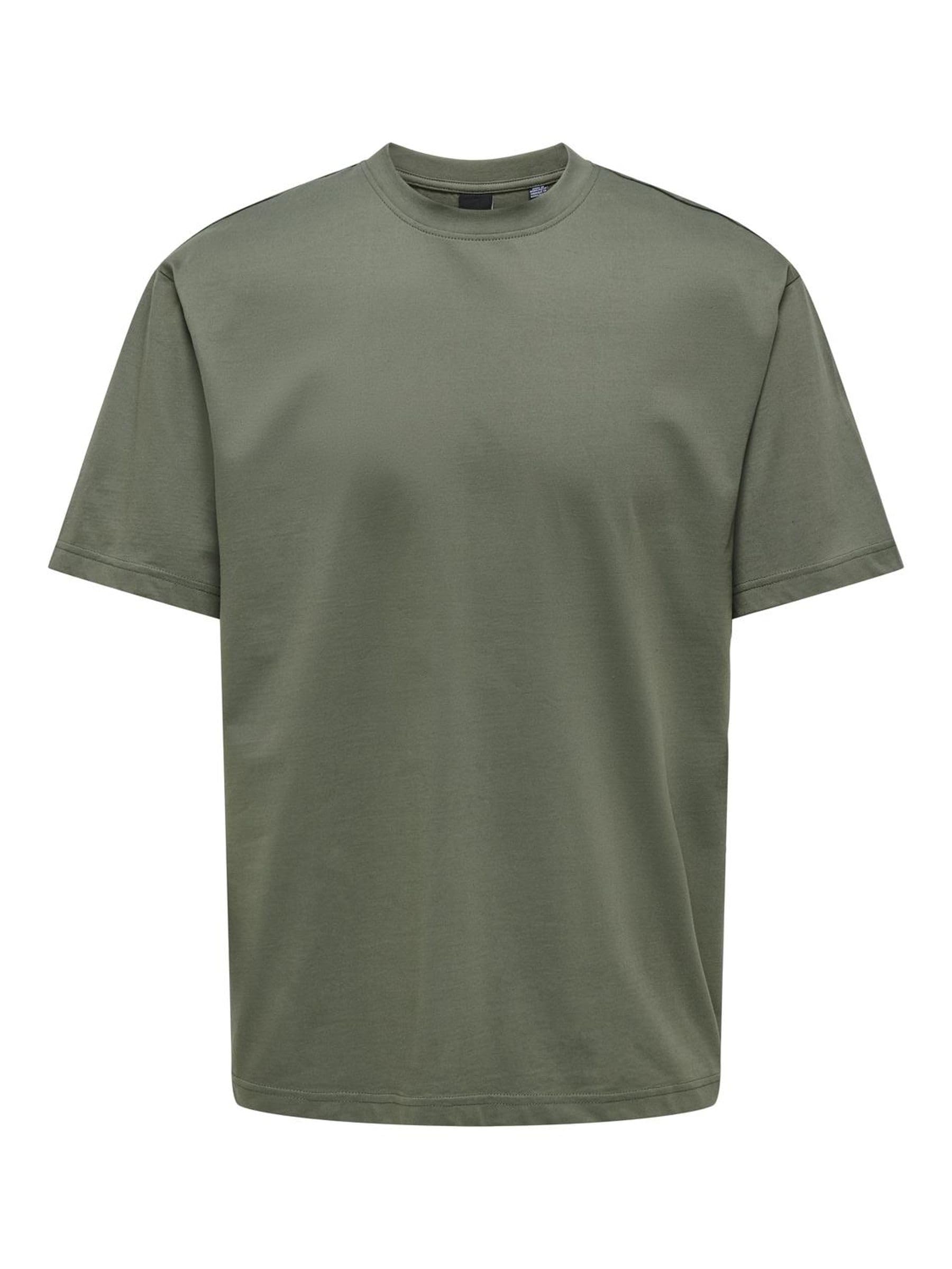 ONLY & SONS Men's Onsfred RLX SS Tee Noos T-Shirt, Castor Gray, XL