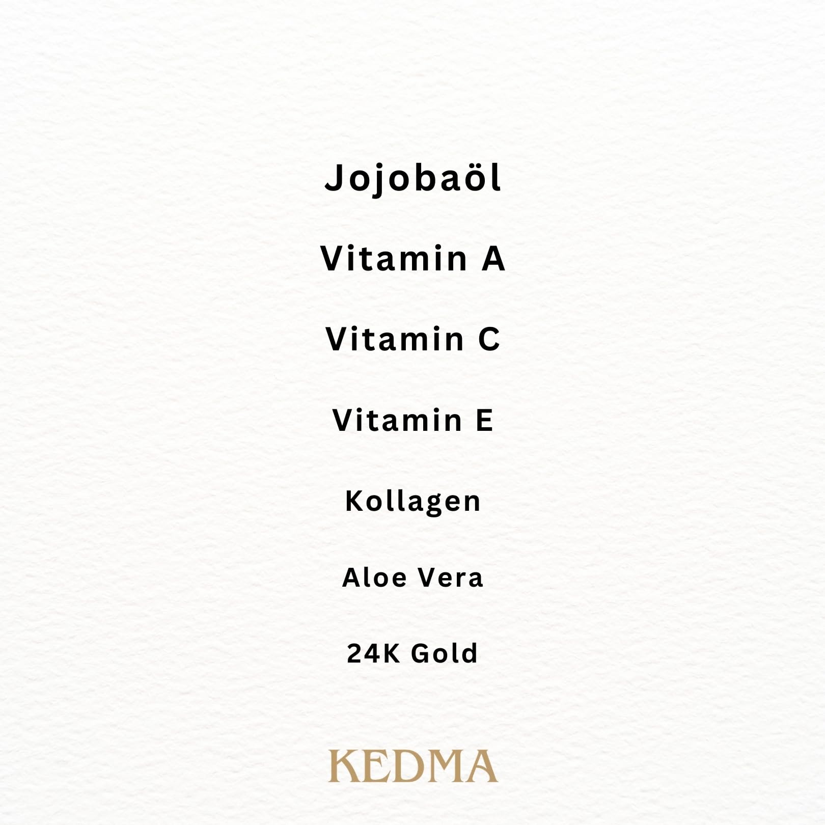 KEDMA - 24K Gold Gesichtspflege-Set - 4 Produkte | 24K-Gold-Set mit Toner, Serum, Creme und Maske bildet eine feuchtigkeitsspendende und straffende Pflegeroutine.