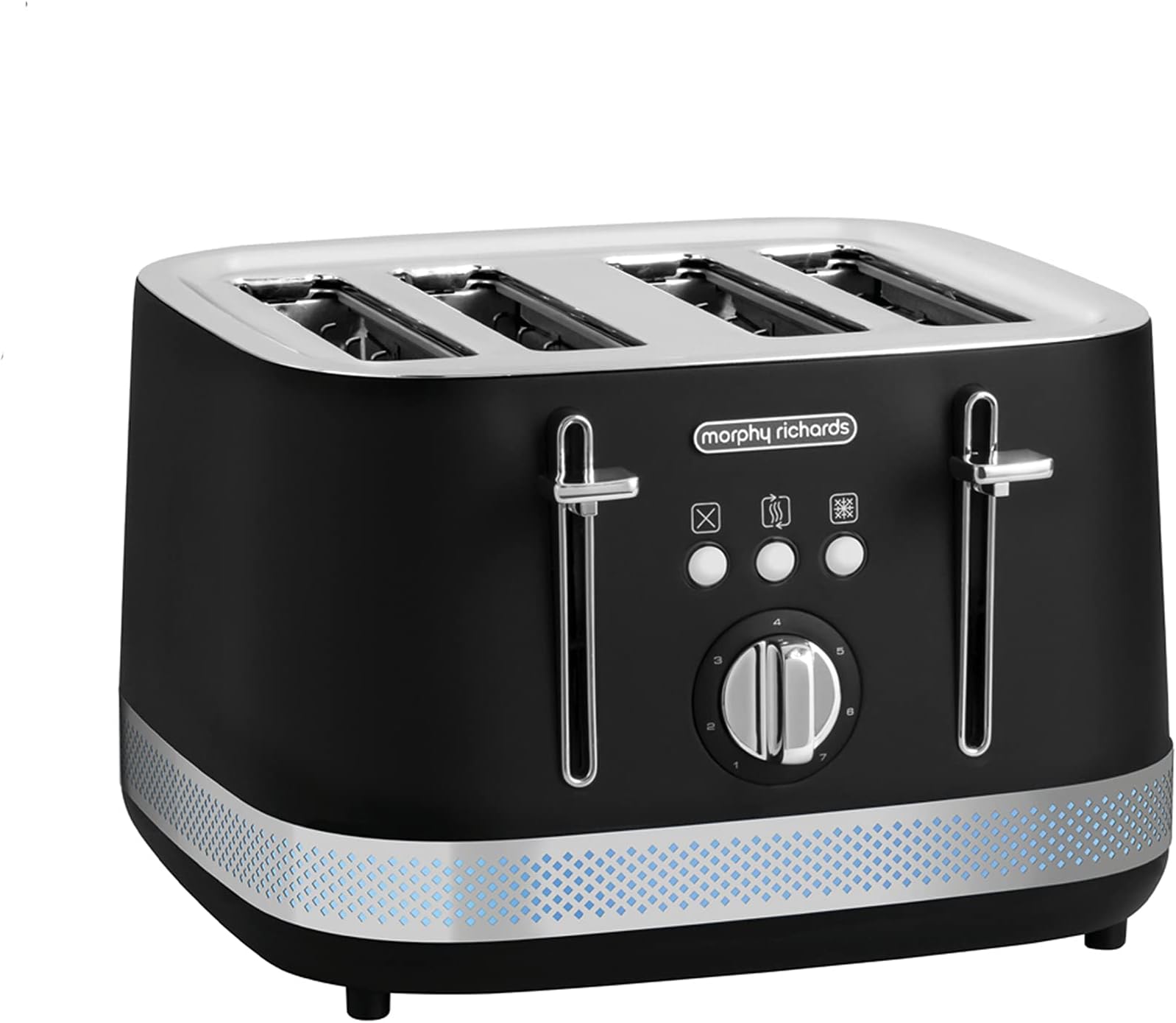 Morphy Richards Illumination 4 Slice Toaster, 7 Toast Settings