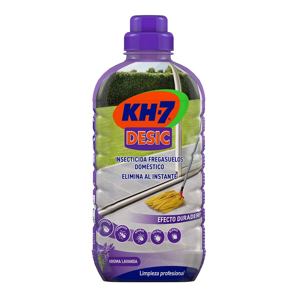 KH-7 Desic Insecticida, Elimina insectos rastreros en tu Hogar, Efectivo frente a Hormigas, Aroma Lavanda Duradero, Pack de 2 x 750mL, El embalaje puede variar-image