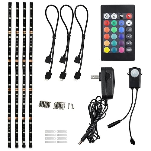 Franja de iluminación de fondo polarizada para TV, LED, multicolor para HDTV plana de 32 a 60 pulgadas, incluida en ETL, kit de iluminación para