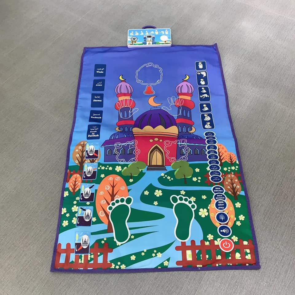 Educational Smart Interactive Prayer Mat| SAJADAH | Salah MAT| Fun Easy and Interactive Age 3 and Above| Now Available in India with Al-Hadaya