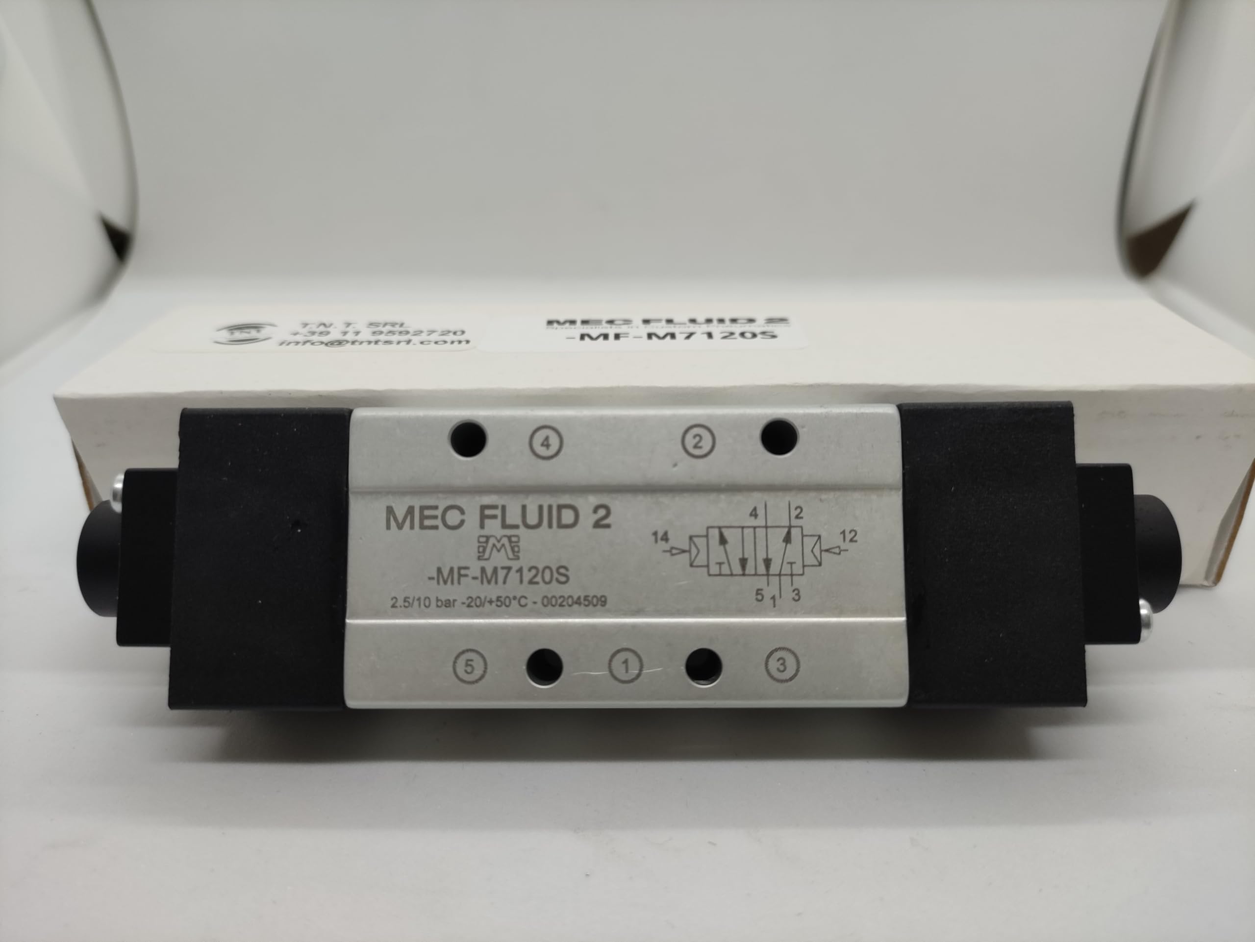 MF-M7120S MEC FLUID 2 Reifenventil 5/2 G1/8 Zoll BISTABILE VERSTÄRKTE ERSATZ UNIVER AC-7120