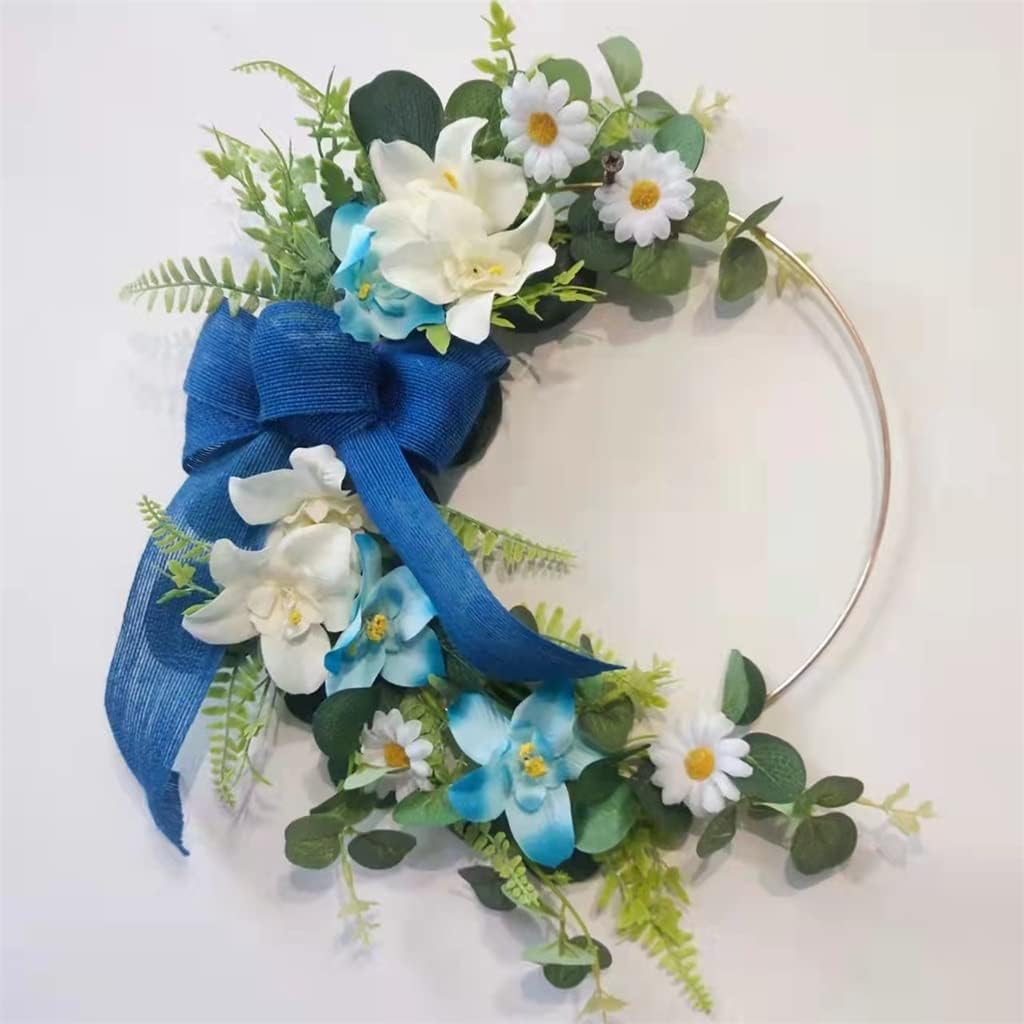 Simulated Green Wreath Display Window and Door Hanging, Interior Decoration Wall Hanging