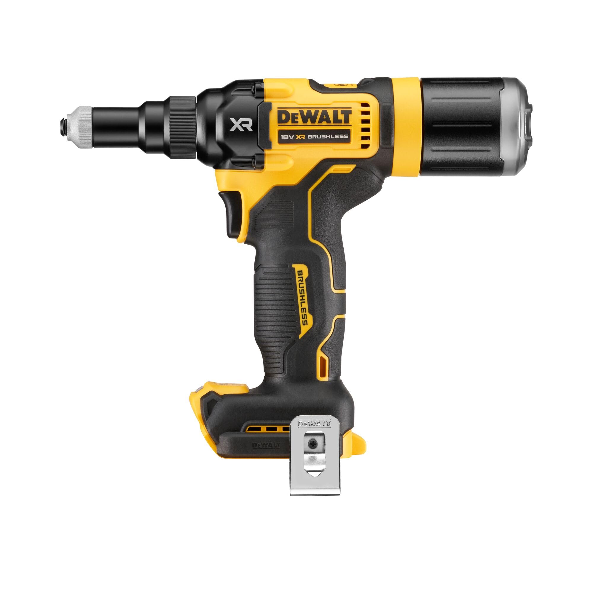 DEWALT - Riveteuse aveugle sans fil XR 18V brushless, Pistolet à riveter avec coffret TSTAK, sans batterie, DCF403NT-XJ
