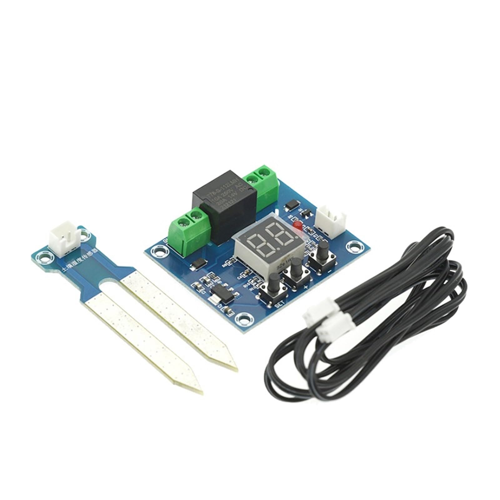 Módulo Sensor de Suelo con Controlador de Humedad XH-M214, 20-99% de Humedad Relativa, informático de riego con Control automático, módulo de Pantalla Digital Rojo