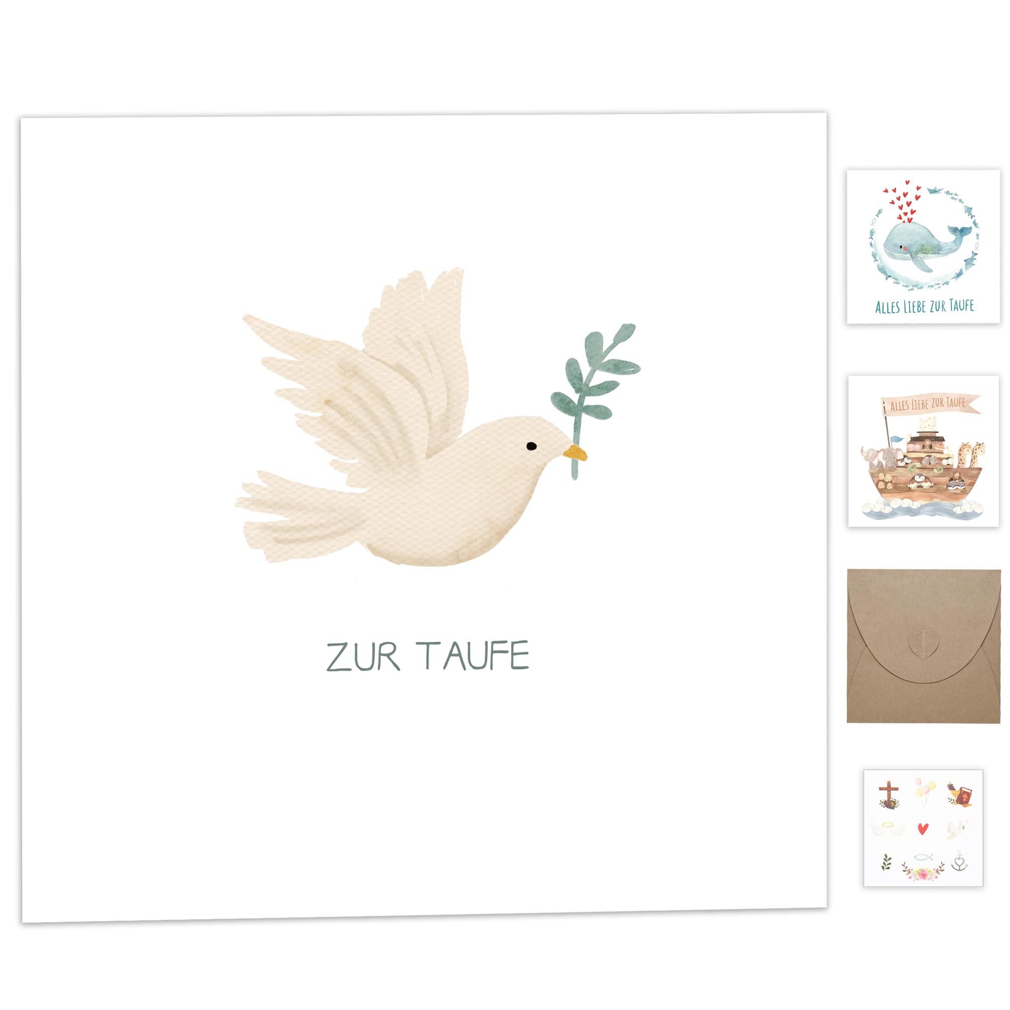 Was Schreibt Man Auf Eine Taufkarte Umschlag Karte Taufe mit Umschlag aus Kraftpapier,Taufgeschenke für Jungen