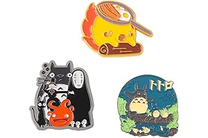 Funny Enamel Pins Set: Anime Pins for Backpacks, Aesthetic Cute Lapel Pins,...