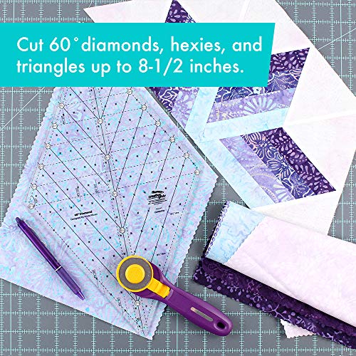 Creative Grids 60 Degree Diamond Ruler - Cgr60Dia #TOP1
