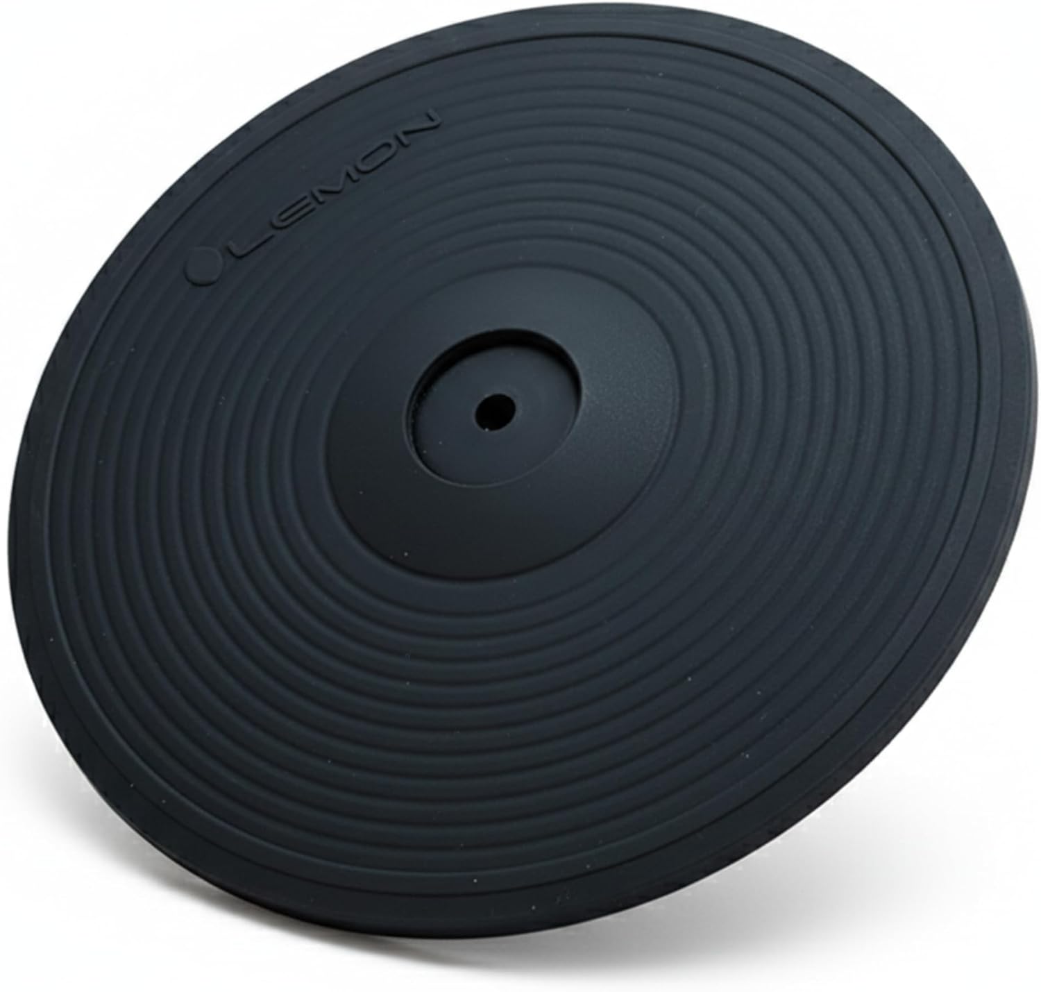 Lemon 9” Dual-Zone Electronic Splash Cymbal Pad with Choke – Compact Accent/FX Cymbal for Electronic Drum Kits, Quiet Rubber Practice Cymbal