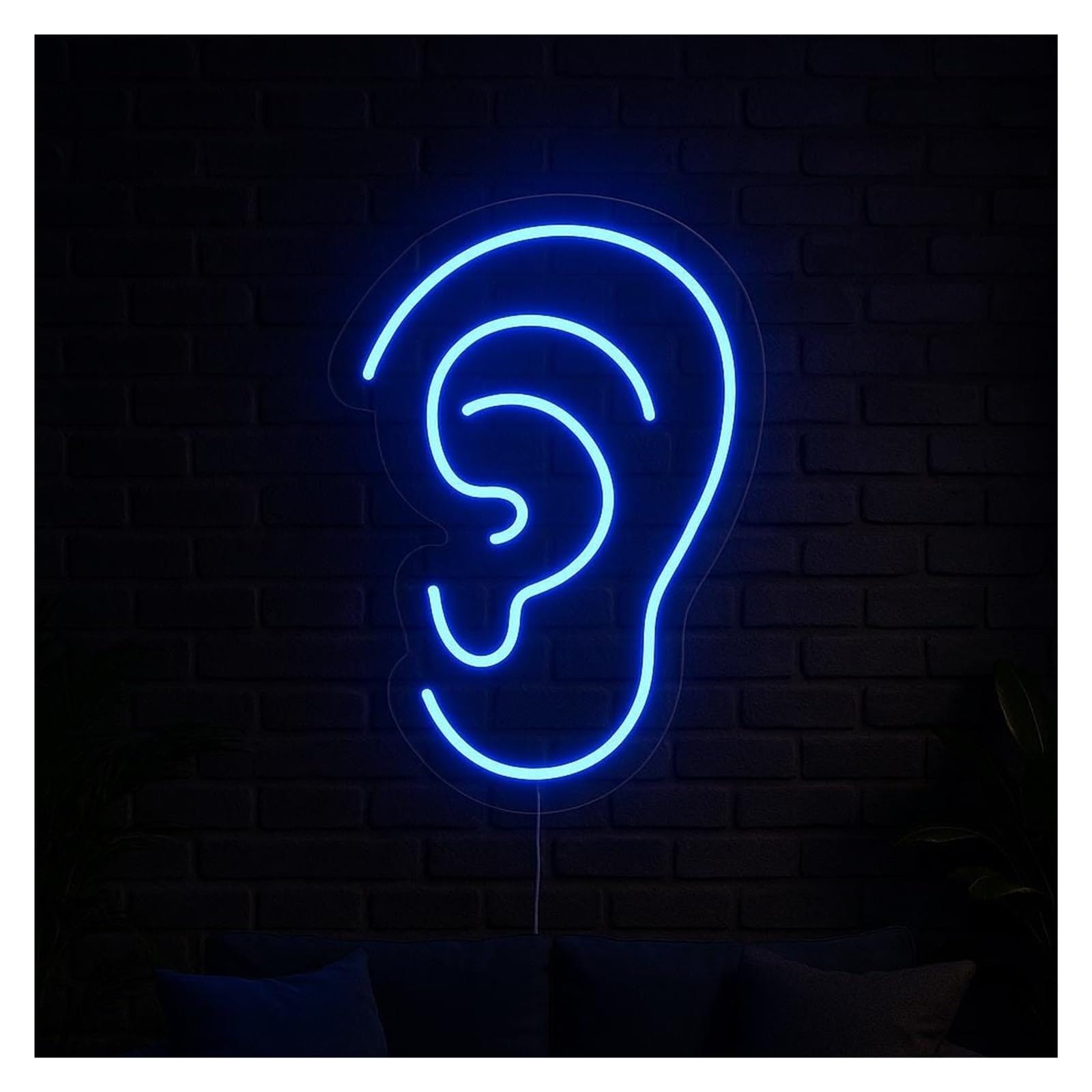Shouxi E Sign Lamp Ar Neon Sign, Suitabl For Doctor's Offic Wall Art Decor With Dimmabl 38Cm