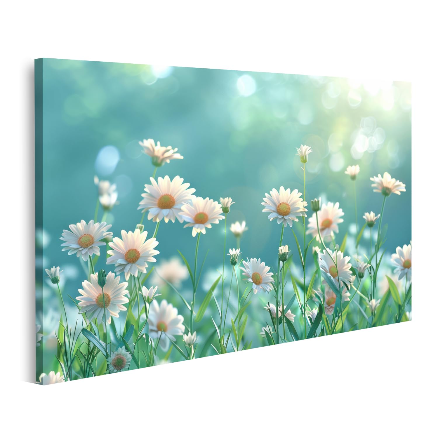 Tableau sur toile marguerites islandburner pour offrir une atmosphère sereine à bébé