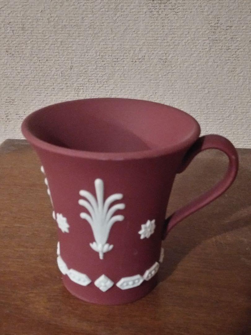 ウェッジウッド WEDGWOOD ジャスパーウェア クリムゾン（ワインレッド