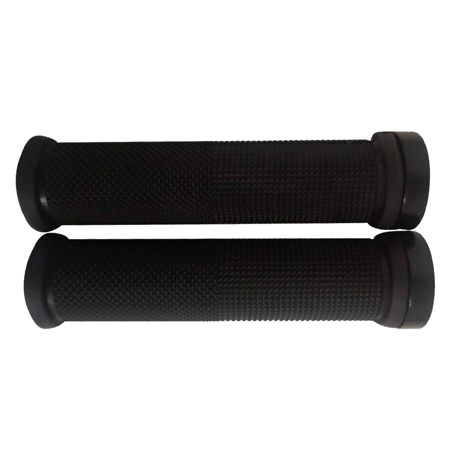 TOYHEART Bike Handlebar Grips, 2Pcs Bicycle Handlebar Grip Non-Slip Handle Covers for Mountain Road Bike MTB Black