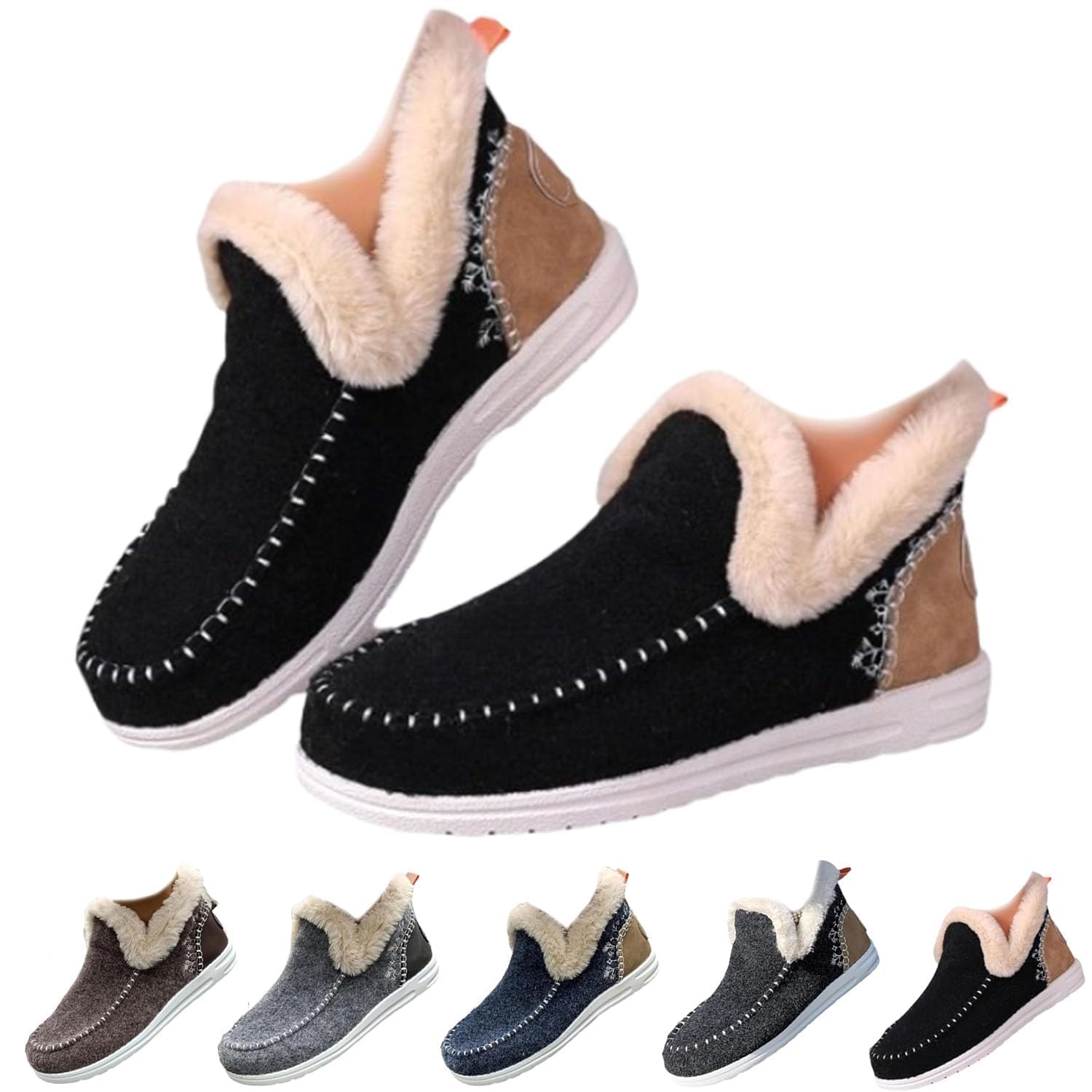 Orthopedic Arch Support Slippers Boots for Women UK Winter Snow Shoes
