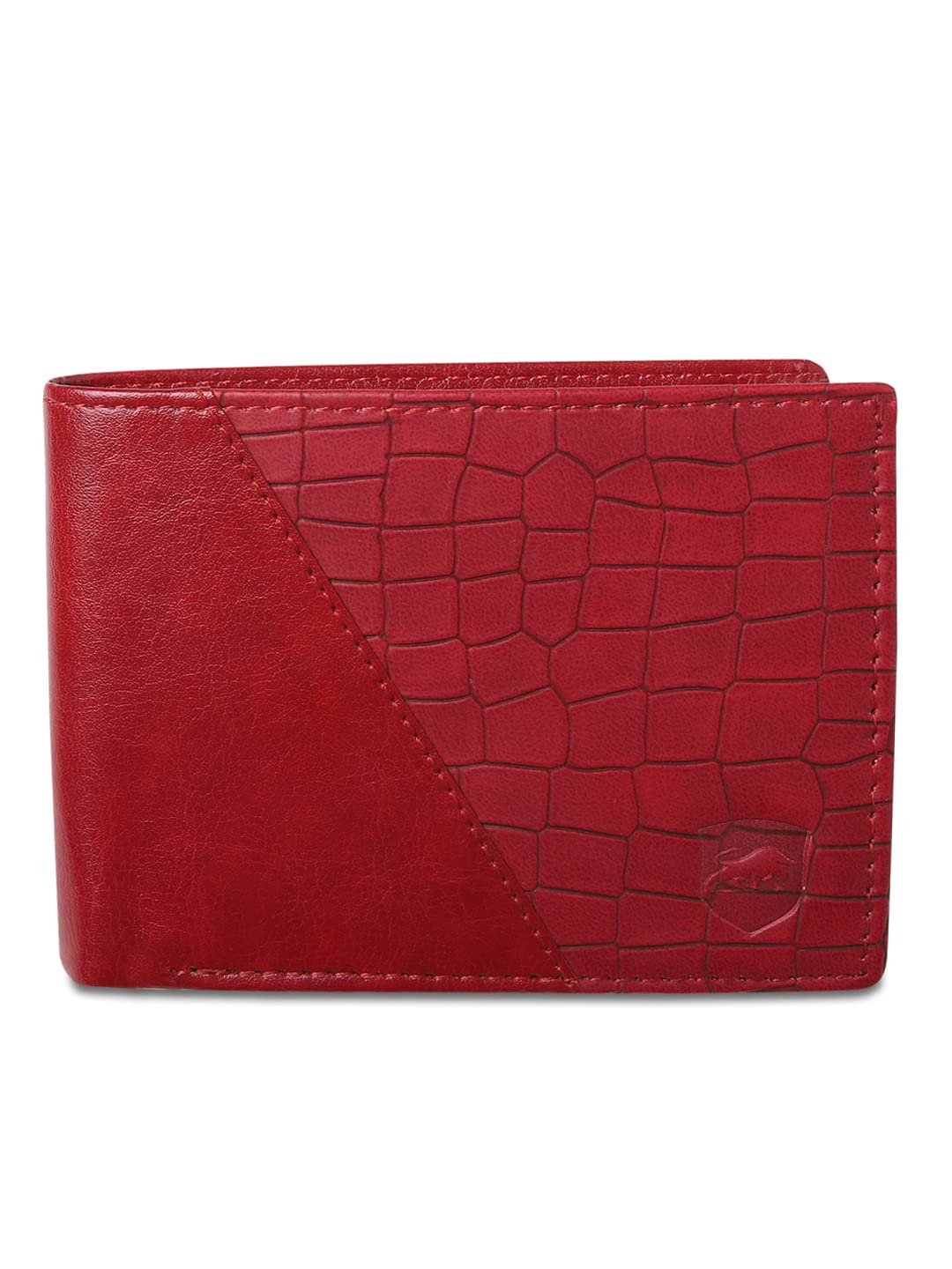 samtroh Men Casual, Ethnic, Evening/Party, Formal, Travel, Trendy Red Artificial Leather Wallet (4 Card Slots) SM_CardPK_RedCroco-picture-26