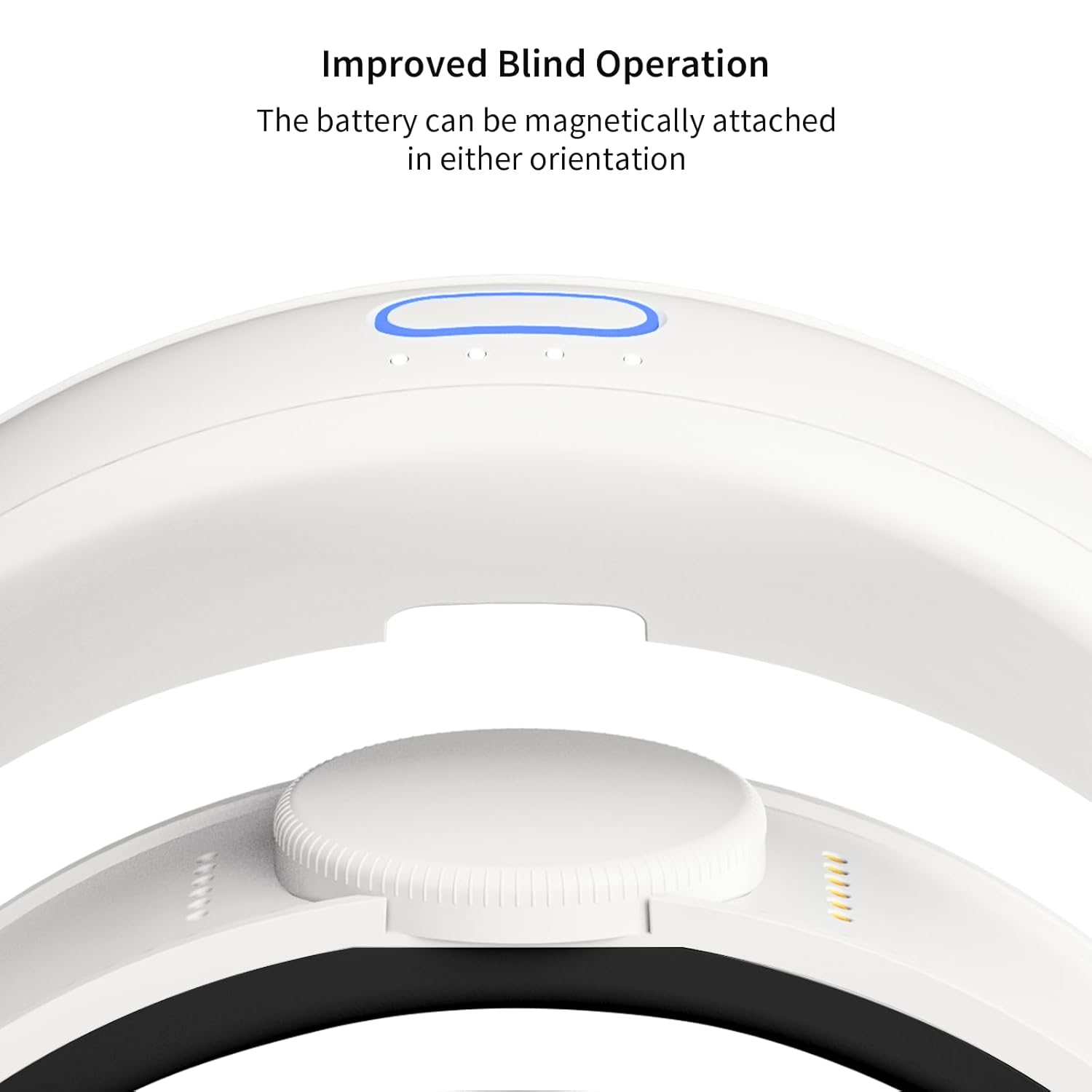 ANNAPRO A3 Max Battery Head Strap for Meta Quest 3/Quest 3S, 20W Fast Charging 10,800mAh Magnetic Battery, Ultimate Comfort & Extended Playtime Compatible with Quest 3S/3 Accessories, White - Image 2