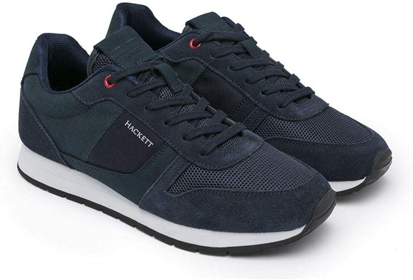 Hackett London Men's Low-top Trainers 42 Blue Navy 595