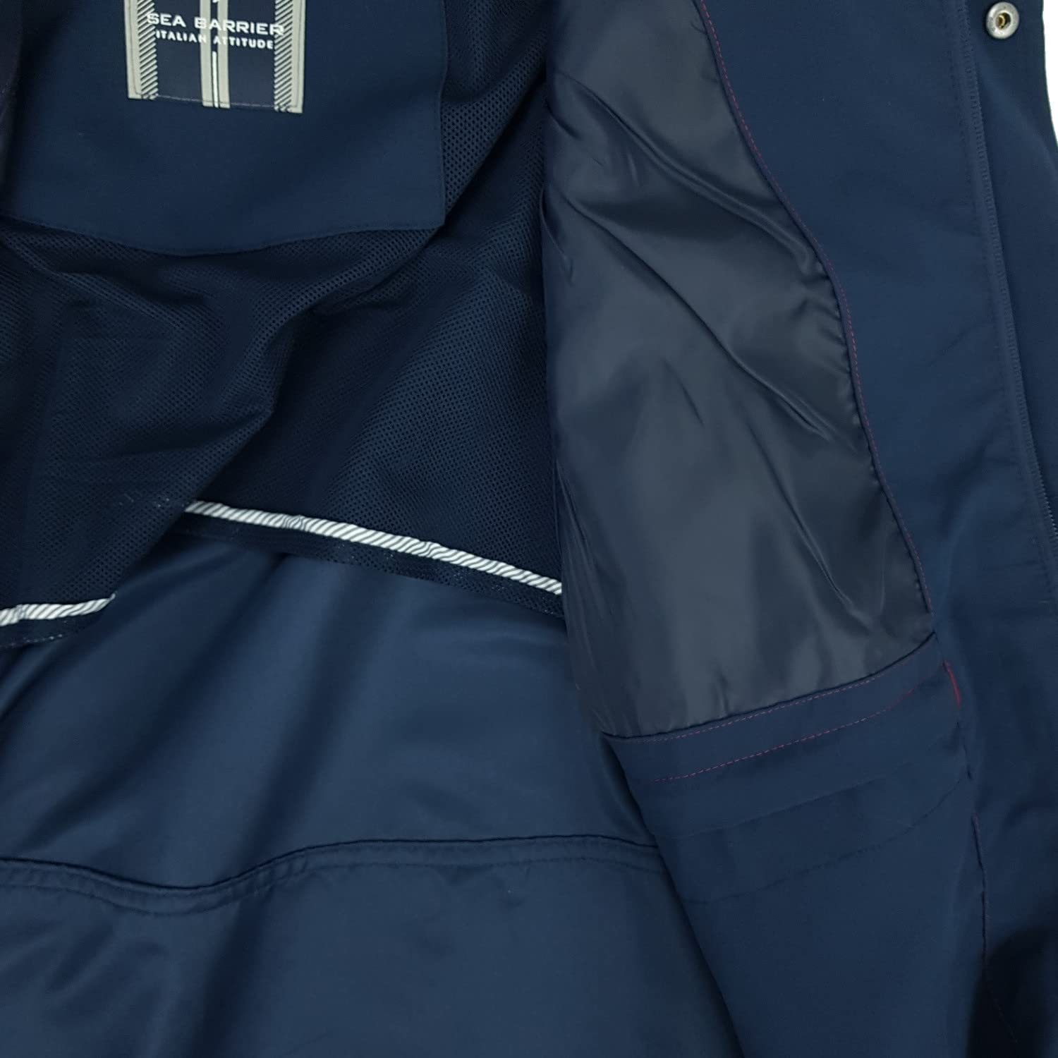 SEA BARRIER Gilet Uomo Giubbotto Senza Maniche Smanicato Blu Taglie Forti 3XL 4XL 5XL 6XL