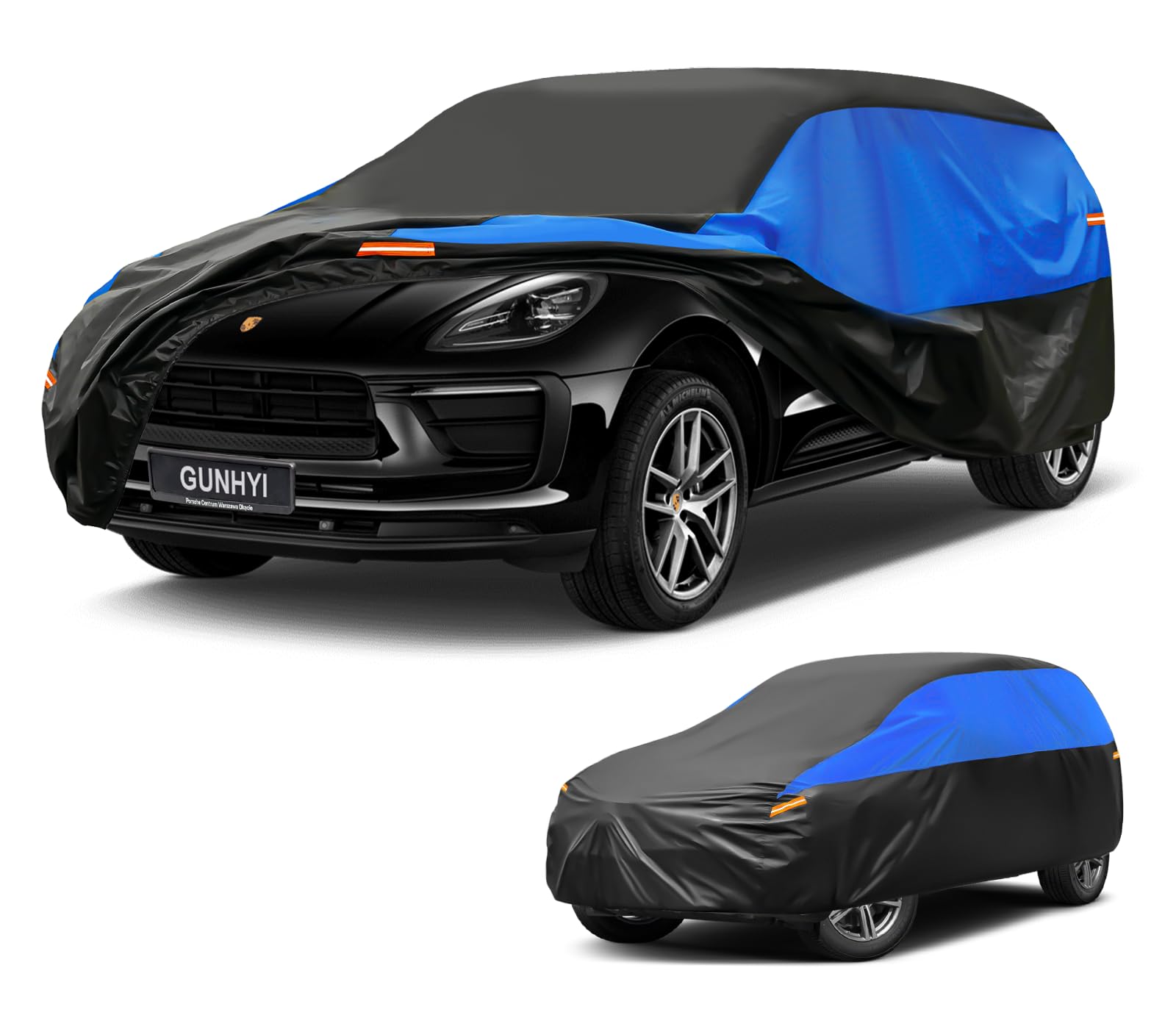 GUNHYI Autoabdeckung Winter Vollgarage Auto Abdeckplane Staubdicht Wasserdicht Autohülle Autoplane Car Cover