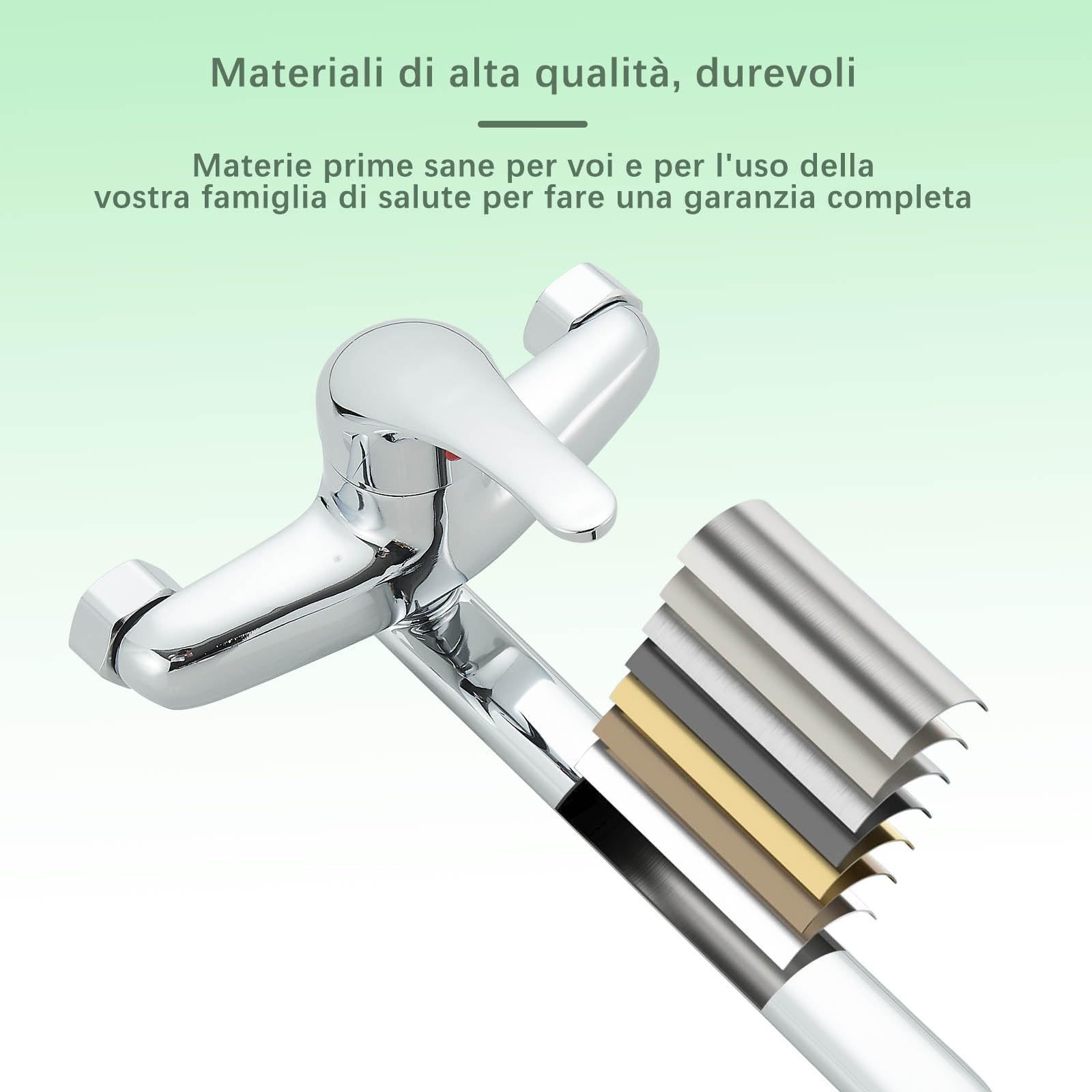 Mezclador de pared para fregadero, mezclador de cocina galvánico, mezclador monomando de cocina, boca ajustable