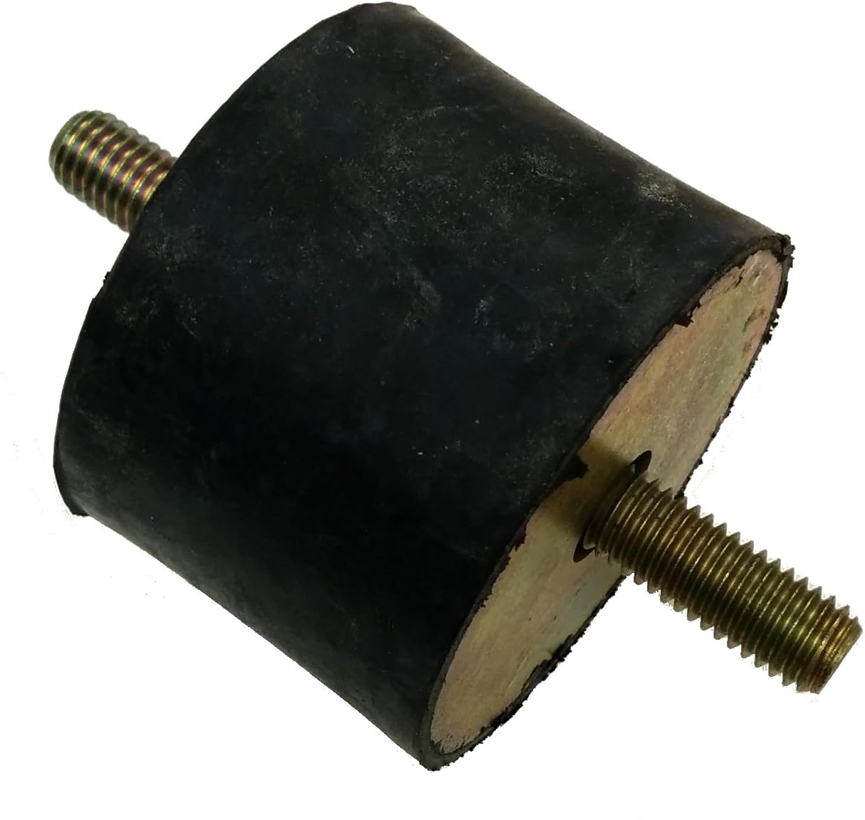 Herco VM72-1 Round Double Stud Black Rubber Vibration Mount (2-1/4" x 3-1/8")