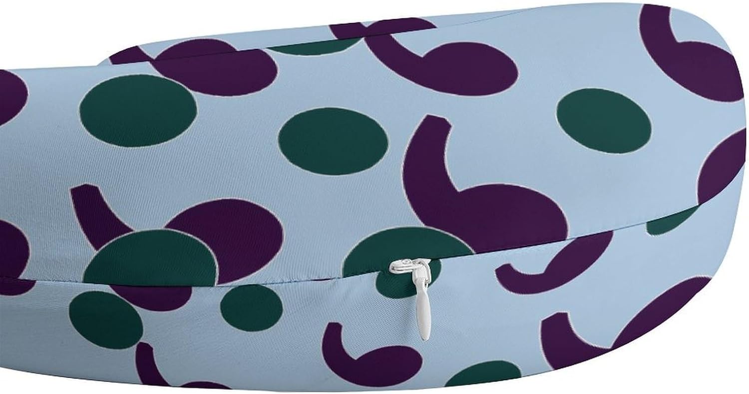 Semicolon Suicide Prevention Travel Pillow U Shape Neck Pillow Washable Pillowcase for Sleeping Chair