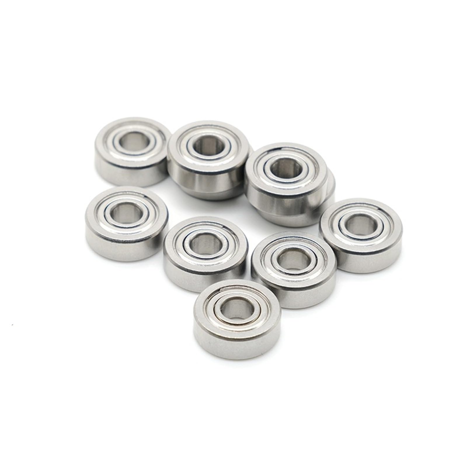Rodamientos de bolas de acero inoxidable AISI440C S606ZZ 6 x 17 x 6 mm (10 unidades)