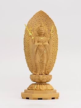 大型56cm 仏教工芸品　楠材製　一刀彫　極上彫　木彫仏像　馬頭観音菩薩座像 大型56cm 仏教工芸品 楠材製 一刀彫 極上彫 木彫仏像 馬頭観音菩薩