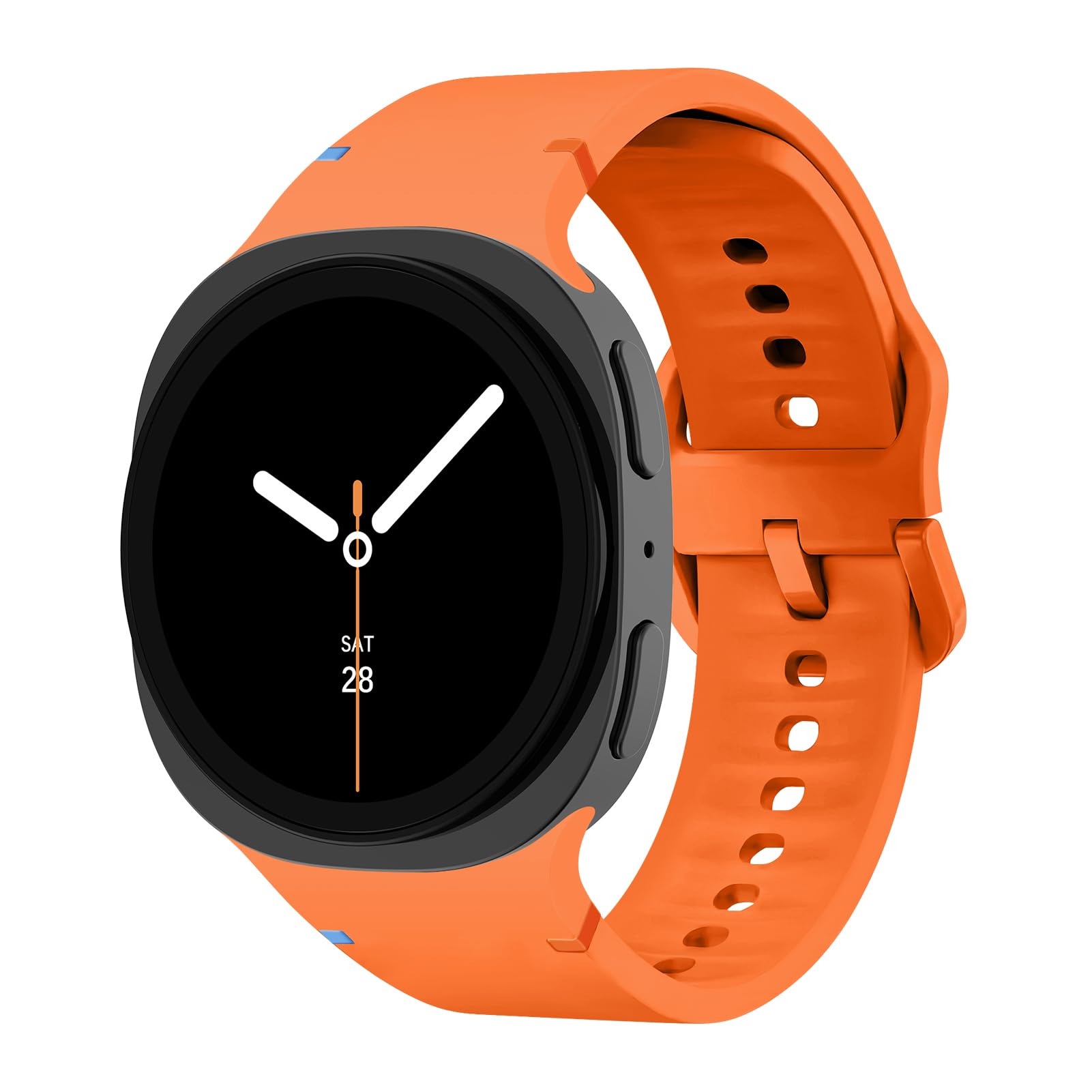 Sportarmband für Samsung Galaxy Watch 8 Armband 40mm 44mm/8 Classic Armbänd 46 mm Damen Herren, Weich Silikon Sport Loop Ersatzarmband für Samsung Galaxy Watch 8 Classic Armband 46mm/8 40 mm 44 mm