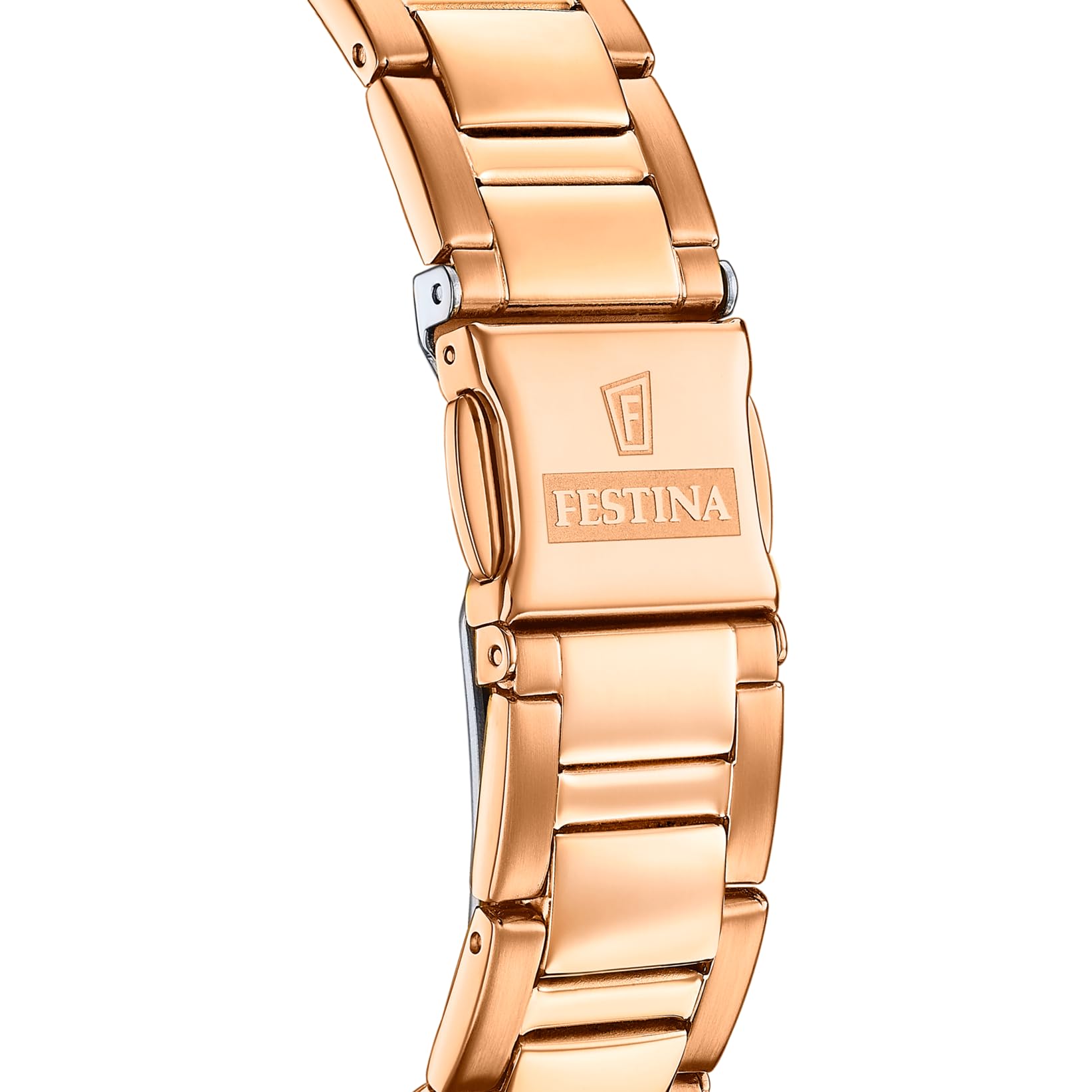 Festina Orologio Donna Analogico Acciaio Inossidabile 316L Rosa - Quarzo Cronografo - Vetro minerale alta resistenza - Impermeabile 10 ATM - Special Prices F20639/8