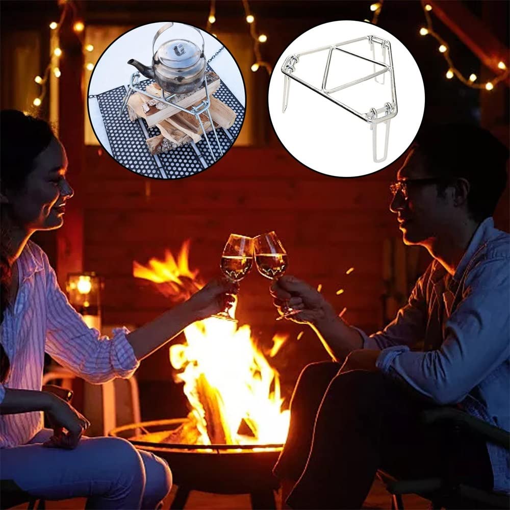 Bbq Burner Stand Outdoor Camping Hiking Stove Rack Ultralight Folding Pot Burner Stand Burner Stand