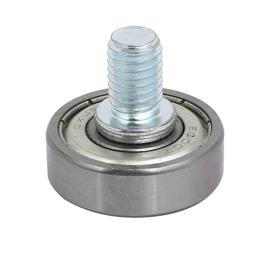 Aexit M8 x Material handling 12mm Screw Thread F Type Idler Bearing Pulley 14mm x 26mm x 8mm Model:28as139qo639