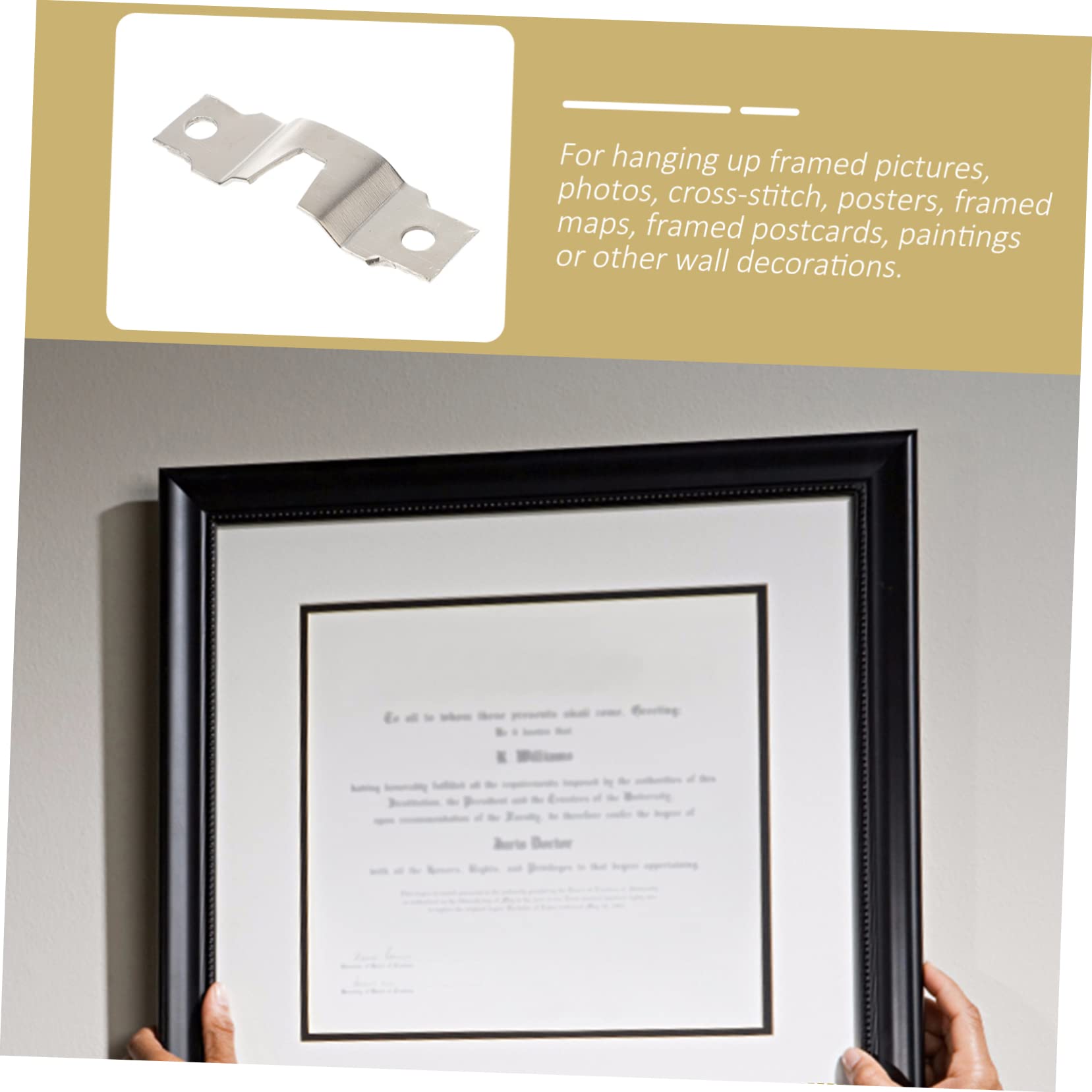 Uonlytech 500 Piezas Marco De Fotos Clavos De Pared Decoración Del Hogar Pequeño Diente De Imagen Perchas De Acero Con De Con Tornillos Marco De Fotos Soluciones Para