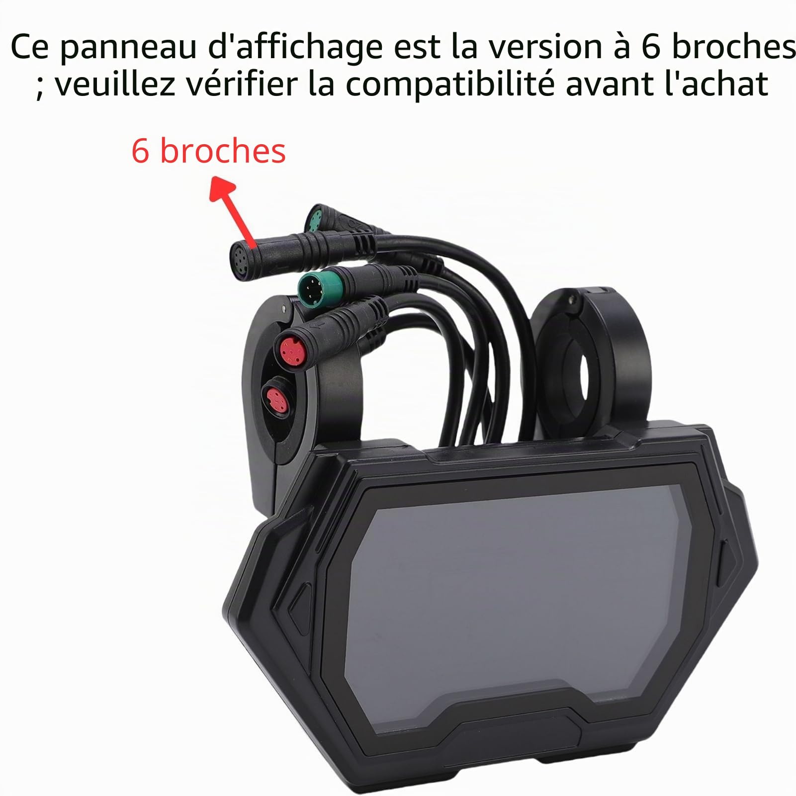 Écran LCD de Trottinette Électrique pour KuKirin G2 Max Entraînement Unique, Tableau de Bord de Scooter Électrique, Panneau d'Affichage LCD Affichage Clair de Vitesse de Puissance