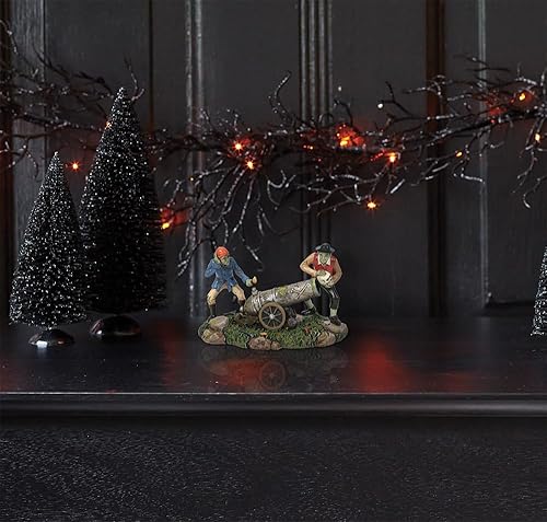 Miniatura 7 de Department 56 Snow Village - Figura de calavera explosiva para Halloween, 3 pulgadas, multicolor