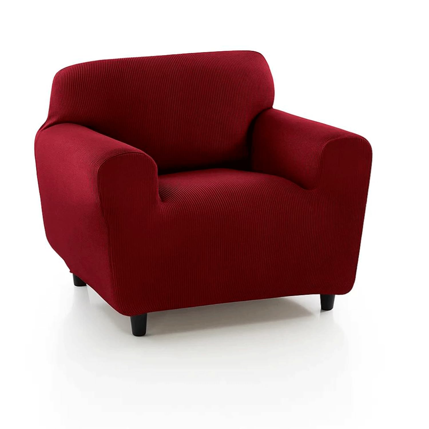 Maxifundas Fundas De Sofa & Chaise Longue Burgunderrot Maxifundas - Elastischer Sofabezug Strada 1-Sitzer,