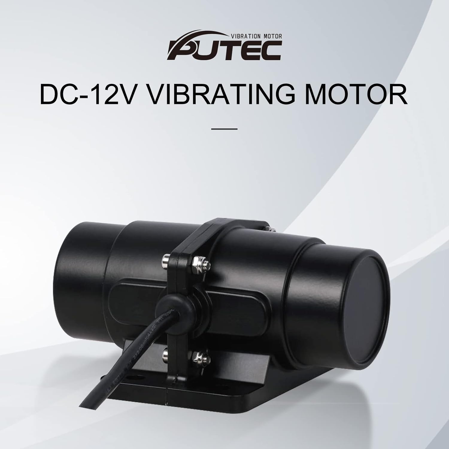 100LBS Vibrator Vibration Motor for Salt & Sand Spreader and Concrete Mixer DC12V 4500rpm 40W Vibrating Source