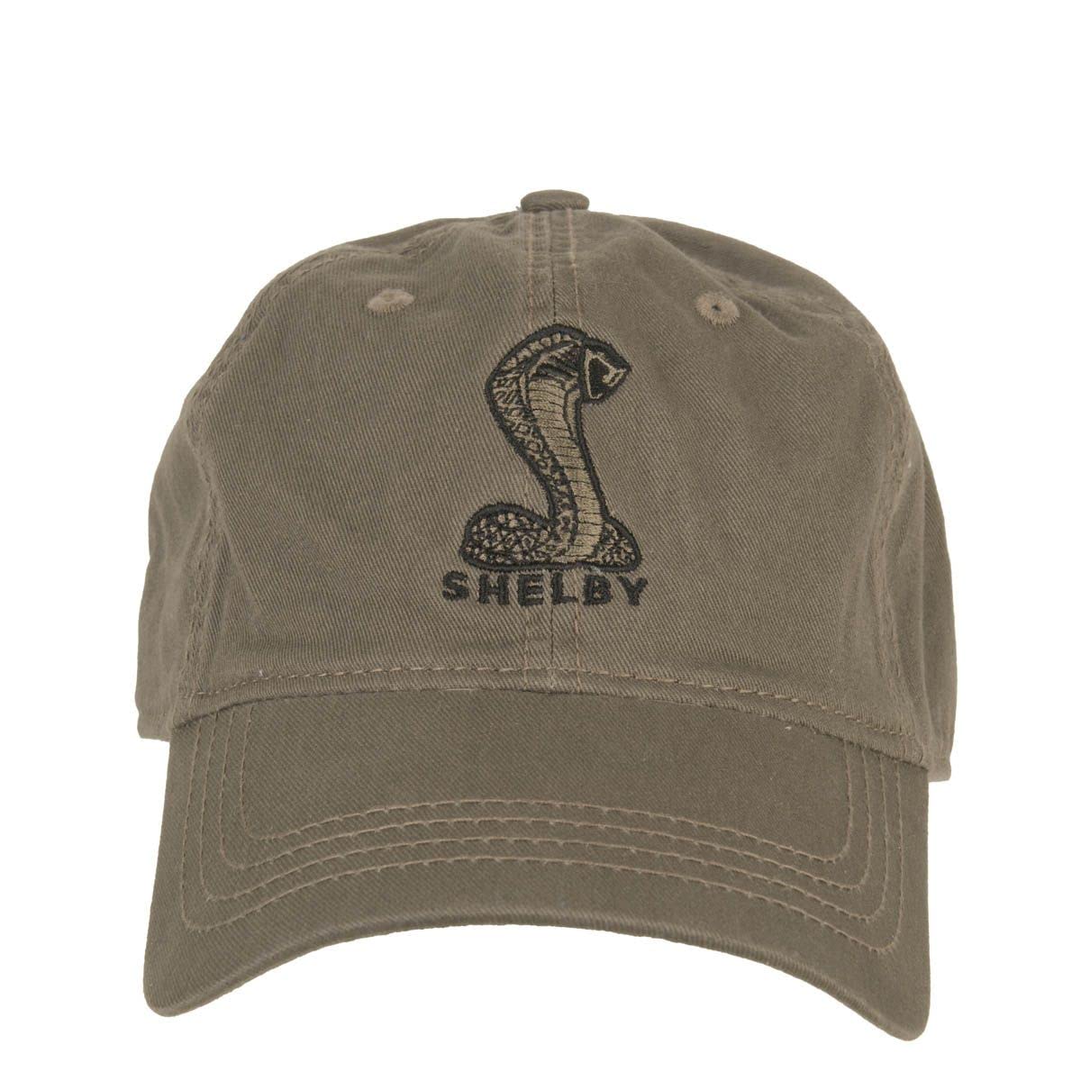 Carroll ShelbyShelby USA Cobra Snake Sage Hat Baseball Cap | Officially Licensed Shelby® Product | Adjustable, One-Size Fits All | Washed Chino Twill | Fabric Strap with Antique Brass Sliding Buckle Green, Green,