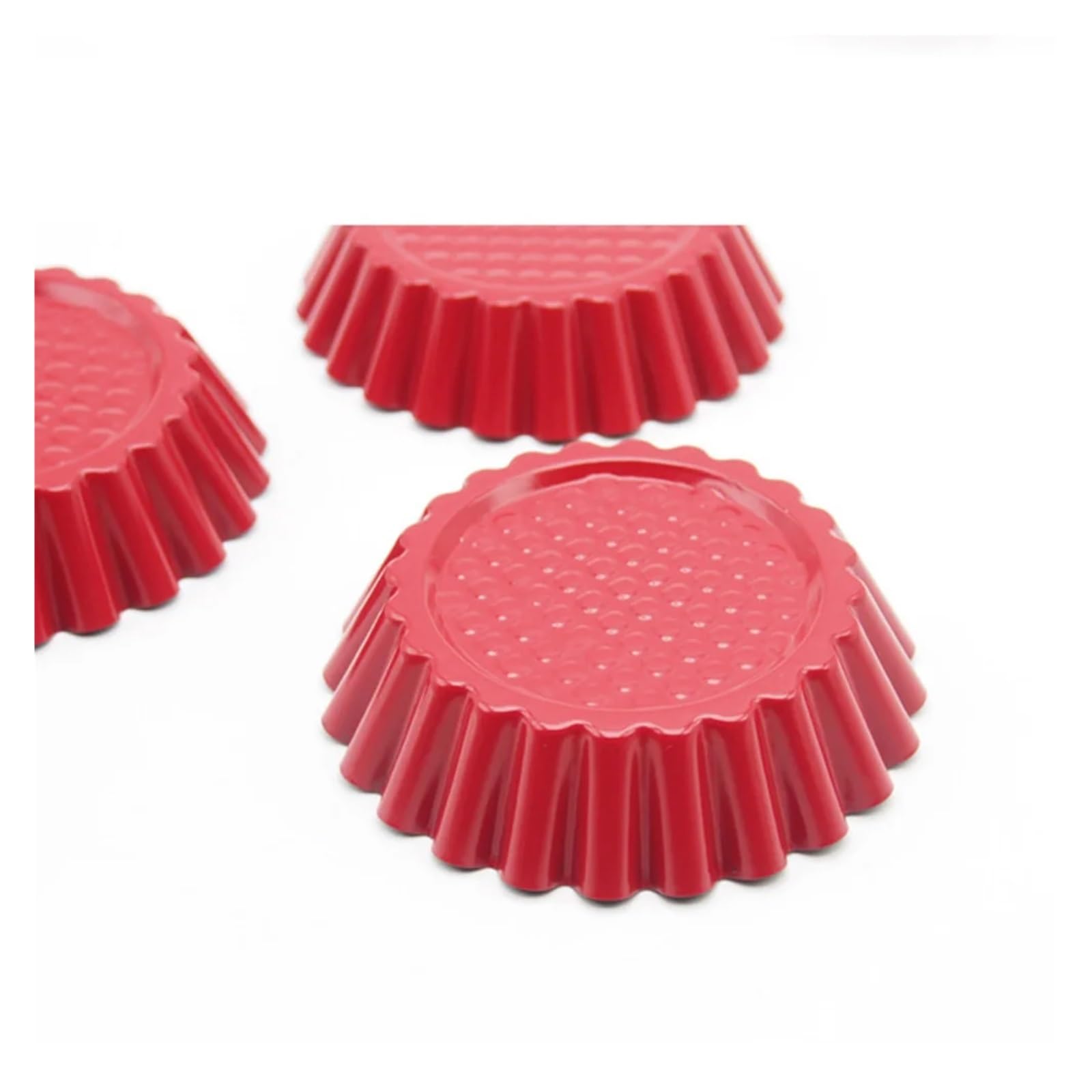 Moule à tartelettes en acier au carbone Moule à tartelettes aux œufs (10 pièces) en acier haute teneur carbone, outil de pâtisserie DIY for la maison et cuisine, diamètre 7,5 cm