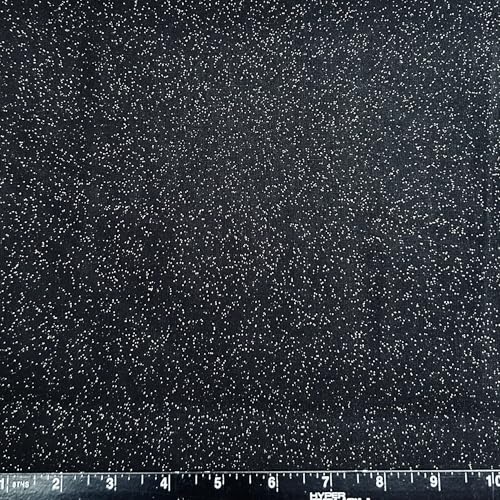 100% Cotton Fabric by The Yard for Sewing, Quilting, DIY Crafts - 42 Inches (Gold Glitter on Black)