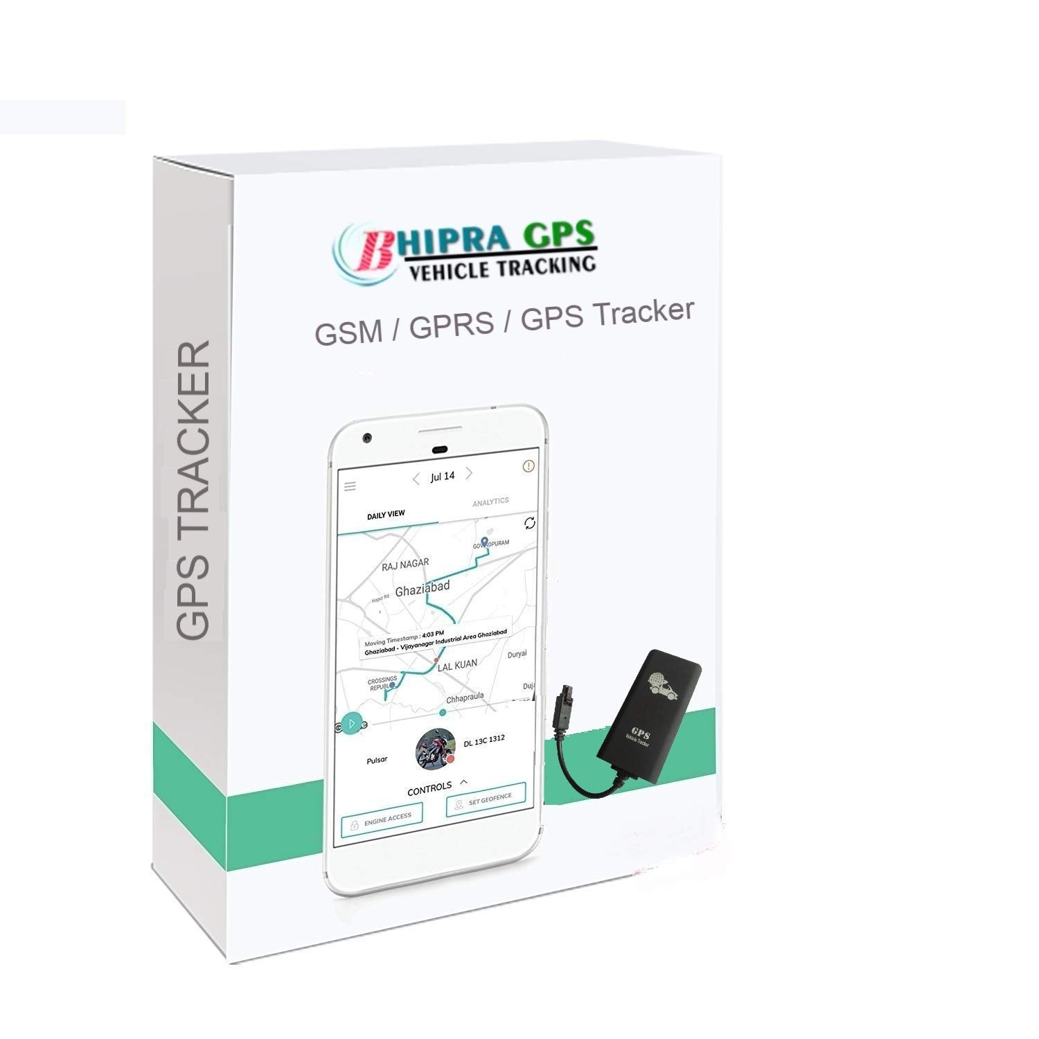 Bhipra BW08 - Vehicle GPS Tracker for Car, Truck, Bike - Real-Time Tracking with 1 Year Free Subscription, SIM Card & App-image-21