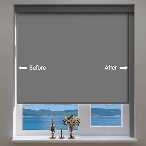 Miniatura 2 de ACMEART Bloqueadores de luz opacos, rieles laterales, canal lateral de PVC para persianas y persianas, pistas laterales fáciles de instalar para